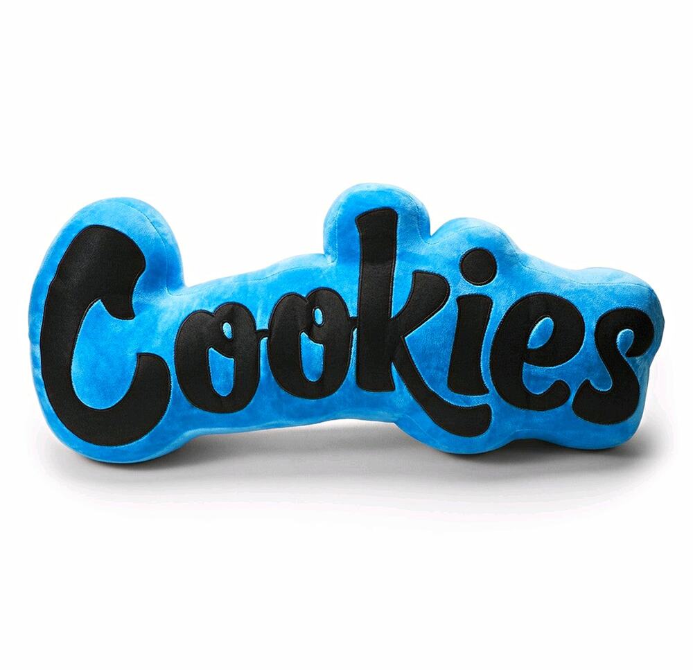 Authentic COOKIES SF Hypebeast Velour Plush Designer Logo Decorative Pillow Deco